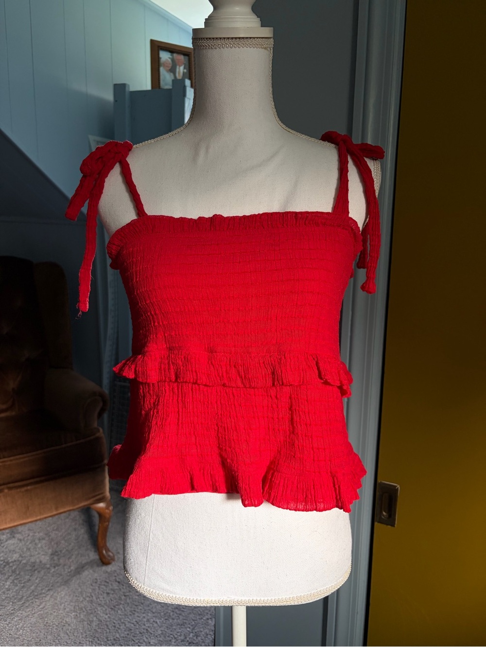 Bright Red Altr’d State Tank